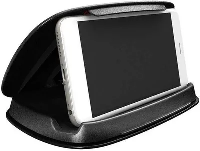 Zdjęcie produktu dla Uchwyt do telefonu samochodowego z uchwytem na GPS, praktyczny, czarny