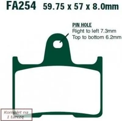 Zdjęcie produktu dla Klocki Hamulcowe Moto  Suzuki Gsxr 600 (04-05)/  Gsxr 1000 (04)/  Gsxr 1000 (01-02)/  Gsx 1400 (01-07)/  Gsf