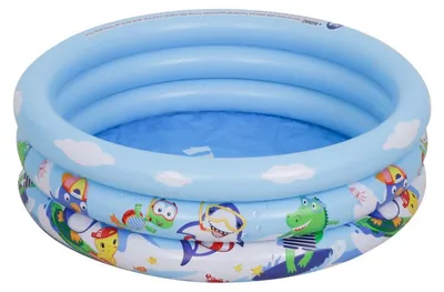 Produktbild von SunClub 51479 Aufblasbares Kinderplanschbecken 100 x 30 cm, blau