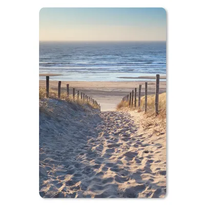 Produktbild von MuchoWow® Mauspad Mousepad Strand - Meer - Niederlande - Dünen - Sonne 18x27 cm - Mousepads - Maus Mat - Pad - Mausunterlage