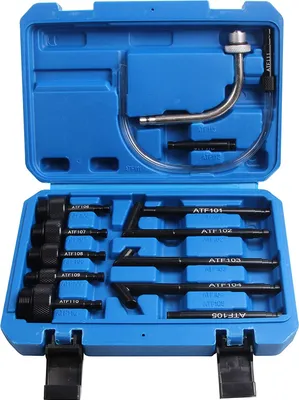 Produktbild von GEKO | ATF-Adapter-Set, Öleinfüller Adapter, Getriebeöl Einfülladapter, Befüllgerät Automatikgetriebe, Ölpumpenadapter, Kompatibel mit BMW, Ford, VW