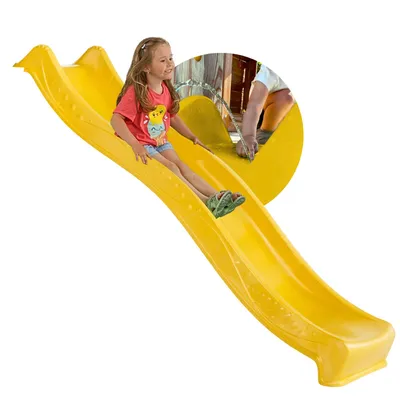 Produktbild von Spielturmking Wellenrutsche WATERSLIDE 2,30 m Podesthöhe 1,20 m - Gelb 32382-33