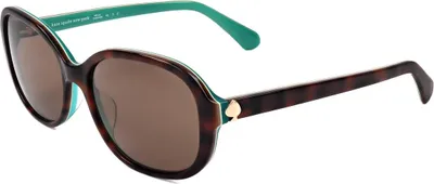 Image de Kate Spade IZABELLA/G/S FZL HAVANA TURQUOISE 55/17/140 Lunettes de soleil femme