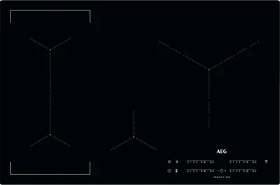 Produktbild von AEG IKE84445IB czarna samodzielna płyta indukcyjna o szerokości 80 cm