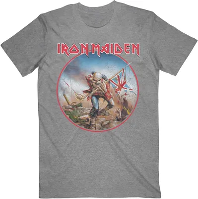 Produktbild von Iron Maiden - "Trooper Vintage" T-Shirt für Herren/Damen Uni RO860 (M) (Grau)