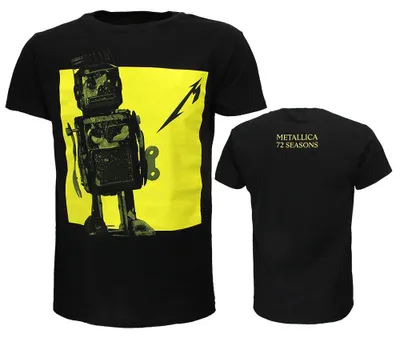 Immagine prodotto di Maglietta Metallica 72 Seasons Burnt Robot – Merchandising ufficiale - S