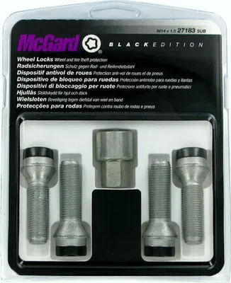 Obrázok produktu pre Sada zámkov na kolesá MCGARD, závit M14 x 1,5, dĺžka 40 mm