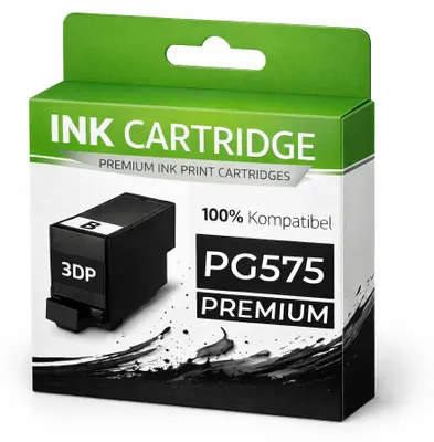 Produktbild von Tintenpatrone PG575 für Canon kompatibel Schwarz Patrone wie Original für Canon PIXMA TS3550i, TS351i, Canon Pixma TR4750i, TR4751i