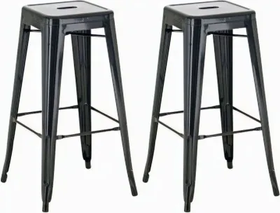 Produktbild von 2er Set Barhocker Joshua schwarz