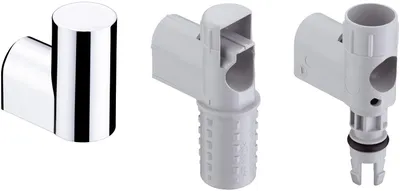 Obrázok produktu pre hansgrohe nástenný držiak a kryt pre nástennú lištu Unica'D chróm