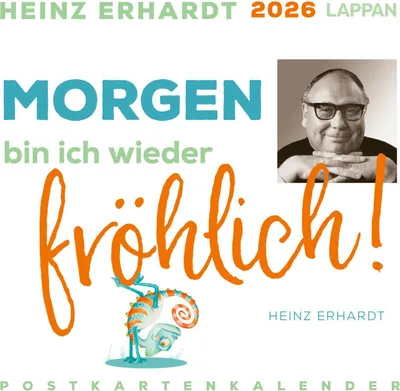 Produktbild von Heinz Erhardt Postkartenkalender 2026