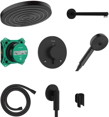 Immagine prodotto di Set doccia Hansgrohe Pulsify S, finitura opaca nera
