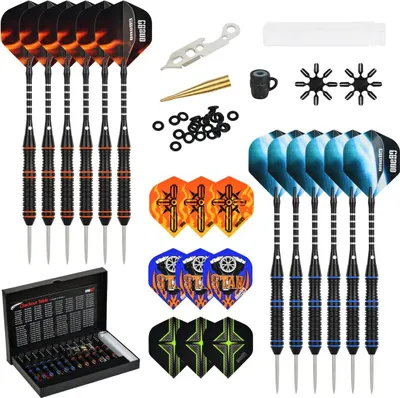 Produktbild von One80 Dartpfeil Set mit Metallspitze 12 Stück
