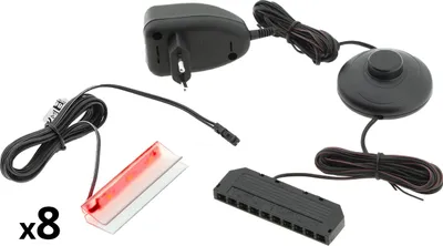 Obrázek produktu pro LED osvětlení na 8 polic červené