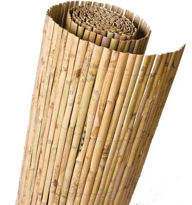 Produktbild von Natur Sichtschutzmatte, Gespaltenes Schilfrohr, 1 x 3 m, Gartenzaun, Balkonverkleidung