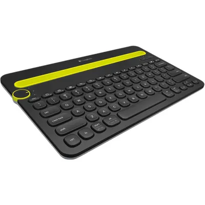 Produktbild von Logitech K480, Mini, Kabellos, Bluetooth, QWERTY, Schwarz