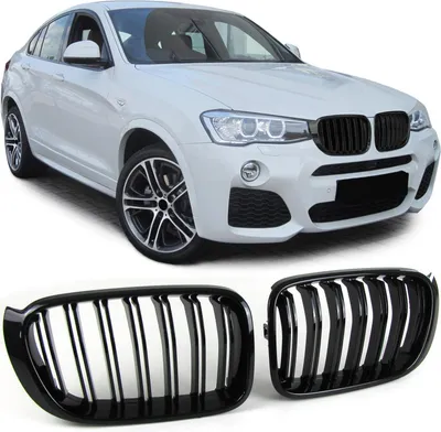 Produktbild von Sport Kühlergrill Doppelsteg Performance Glanz passend für BMW X3 F25 X4 F26