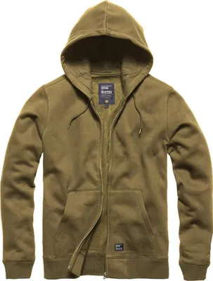 Productafbeelding van Vintage Industries Redstone zip-trui met capuchon, lichtbruin, maat L