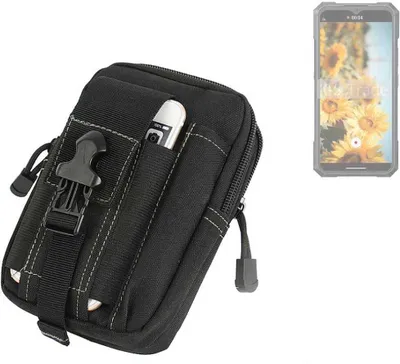 Produktbild von K-S-Trade Gürtel Tasche kompatibel mit Cubot KingKong X Gürteltasche Holster Schutz Hülle Handy Hülle Smartphone outdoor Handy-Hülle schwarz