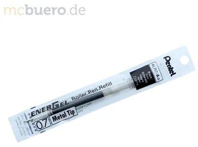 Produktbild von Pentel LR7-A, Schwarz, Schwarz, Transparent, Polypropylene, Edelstahl, Ballpoint pen, ISO9001: 2008