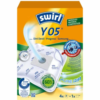 Zdjęcie produktu dla Worki do odkurzacza Y05 4 SZT. (UWAGA 3 SZT. DFP)