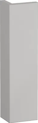 Produktbild von Duravit Korpusblende L-CUBE für Korpustiefe 477 mm / 547 mm weiß hochglanz
