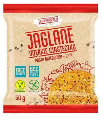 Obrázok produktu pre Ciastko jaglane wegańskie 50 g