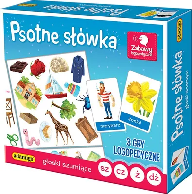 Obrázek produktu pro Gra Psotne Słówka Adamigo Logopedyczna