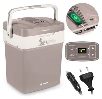 Obrázok produktu pre Cestovná chladnička Berdsen Icemax 29 litrov ECO režim - tmavo šedá