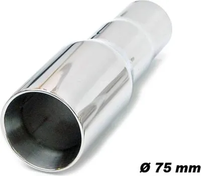 Produktbild von Auspuffblende Edelstahl Ø ID 2" OD 75mm Auspuff Blende Jeep Universal