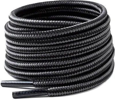 Immagine prodotto di Scarpe da trekking e da montagna Kicks Don® – Nero/Grigio – Forma rotonda, 160 cm