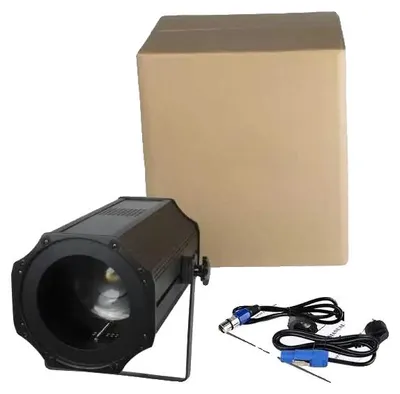 Image de Lumières Par, fonction zoom, stroboscope et variateur réglables, lumière chaude, prise UE