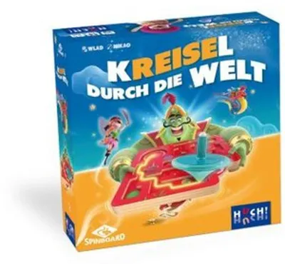 Obrázok produktu pre HUCH! Kreisel durch die Welt, Stolová hra, Rodina, 6 rok / roky, 20 min