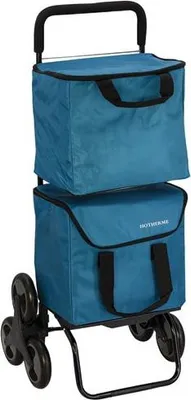 Immagine prodotto di Carrello della spesa a 6 ruote, 2 x 20l, blu Sidebag 8220-464