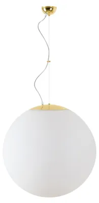 Productafbeelding van OSMONT ISI60244 ISIS L5 PM-M: Hanglamp van kunststof, messing/wit, beschermingsgraad IP40, 3000 K, 48 W LED