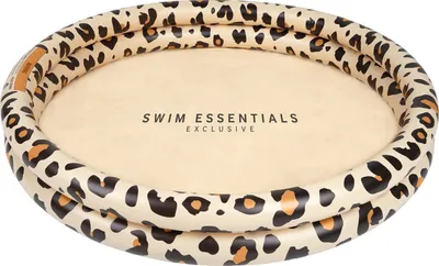 Produktbild von Swim Essentials Beige Leopard Printed Children's Pool 100 cm Durchmesser - 2 Ringe