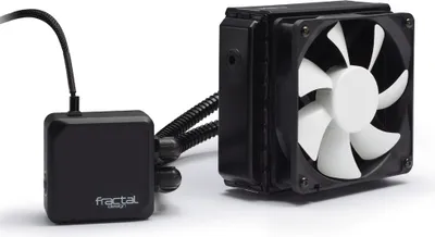 Produktbild von Fractal Design T12, All-in-One-Flüssigkeitskühler, 12 cm, Schwarz, Weiß
