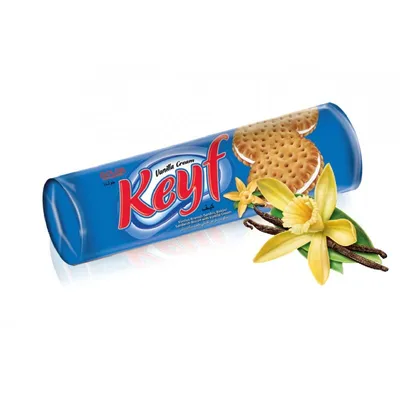 Image de Golda Keyf vanille - biscuits fourrés à la vanille 140 g
