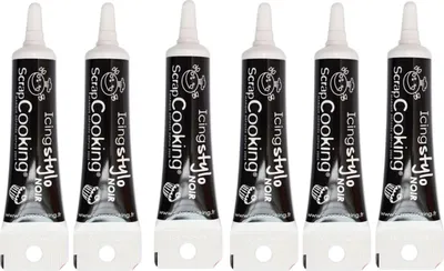 Zdjęcie produktu dla 6 czarnych pałeczek do lukru