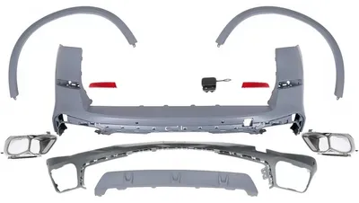 Produktbild von Stoßstangen Endrohre Heckstoßstange für BMW X5 G05 19–22 / LCI 2023- M-Tech Design.