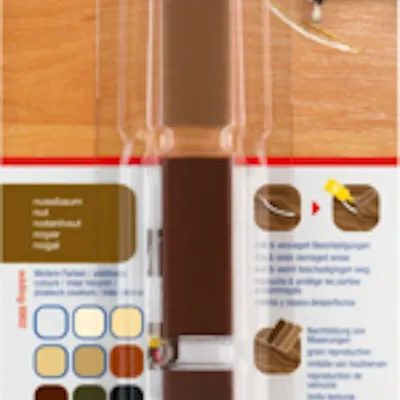 Produktbild von Edding Holzboden-Reparaturwachs nussbaum