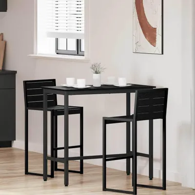 Produktbild von "Schlussverkauf" Tisch 1 PC  - Modernen Stil - Esszimmertisch - Schwarz Eichen-Optik 100x50x90,5 cm  C9699