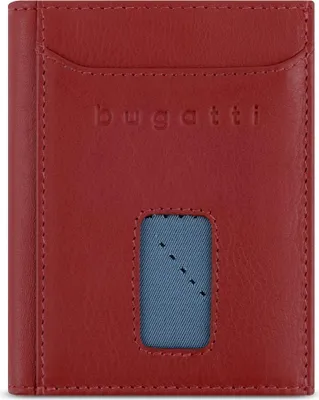 Image de bugatti porte-monnaie Secure Slim Special Mini Wallet Red rouge foncé