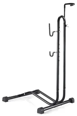 Immagine prodotto di Portabiciclette 3 in 1 - Supporto da terra per biciclette - Per riporre in casa e in garage - Supporto per manutenzione e montaggio - Per MTB e bici da corsa