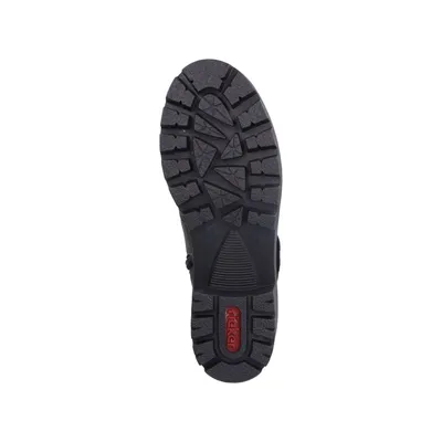 Produktbild von Rieker Damen Stiefelette geraffter Schaft Zierleiste ultraleichte Sohle 79263, Größe:38 EU, Farbe:Grün