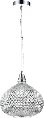 Produktbild von Casa Padrino Luxus Hängeleuchte Silber Ø 28 x H. 15,3 cm - Luxus Wohnzimmermöbel