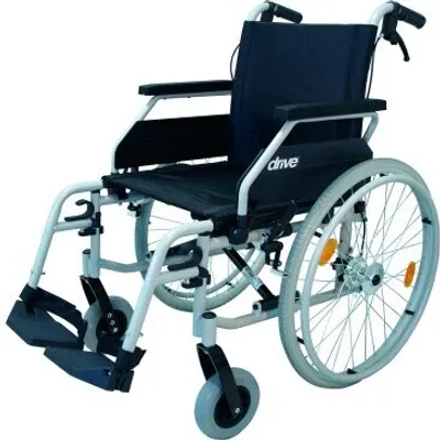 Produktbild von Standard-Stahlrollstuhl Drive Medical Ecotec Rollstuhl 2G mit Trommelbremse Sitzbreite 46cm