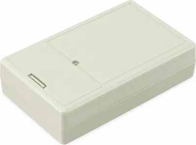 Zdjęcie produktu dla Plastikowa obudowa STRAPUBOX z komorą baterii, typ 6000 GR, 103 x 62 x 26 mm