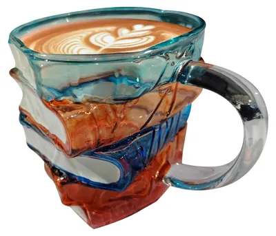 Immagine prodotto di Tazza da caffè dipinta a mano - Un set colorato per il caffè