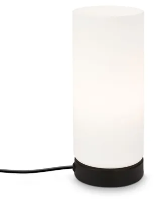 Produktbild von Tischleuchte BRILONER LEUCHTEN PAIPA, 40 W, IP20, schwarz, Glas-Metall, exkl. 1x E14, Ø 10 cm